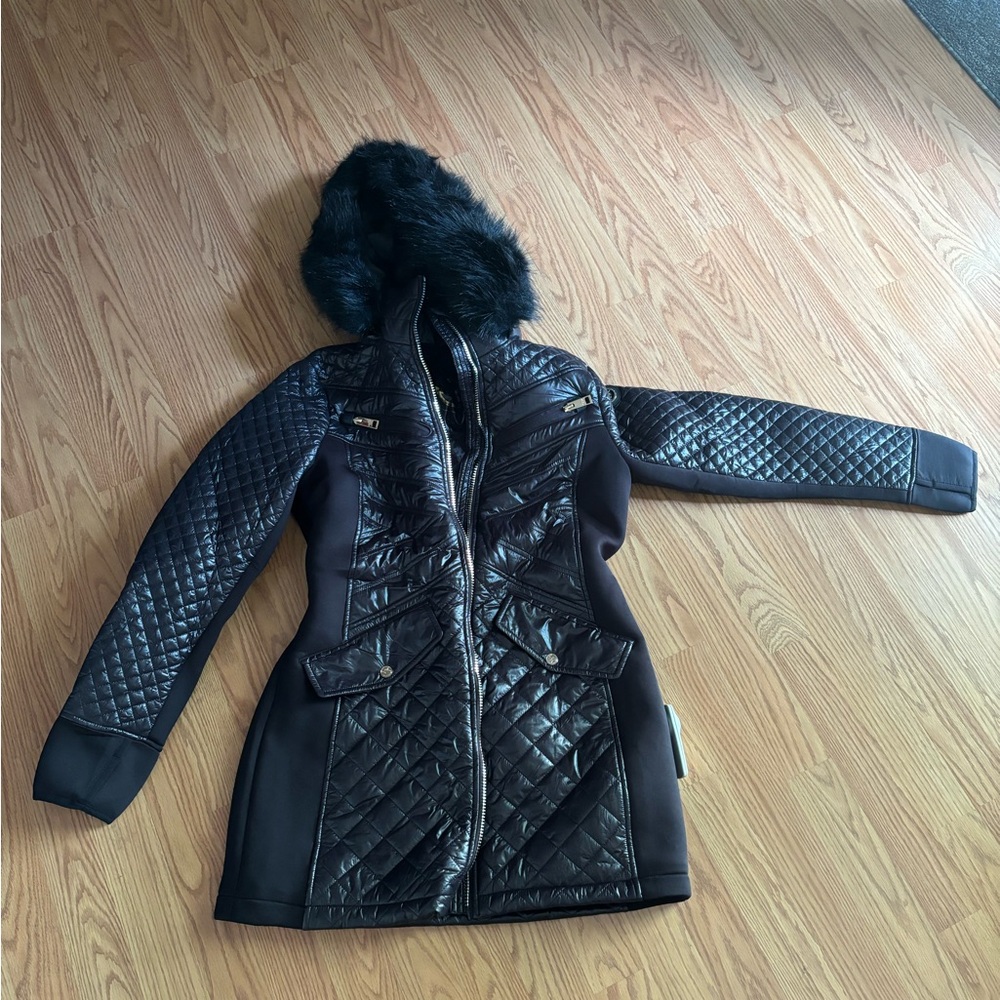 MICHAEL Michael Kors Black Quilted Puffer Jacket